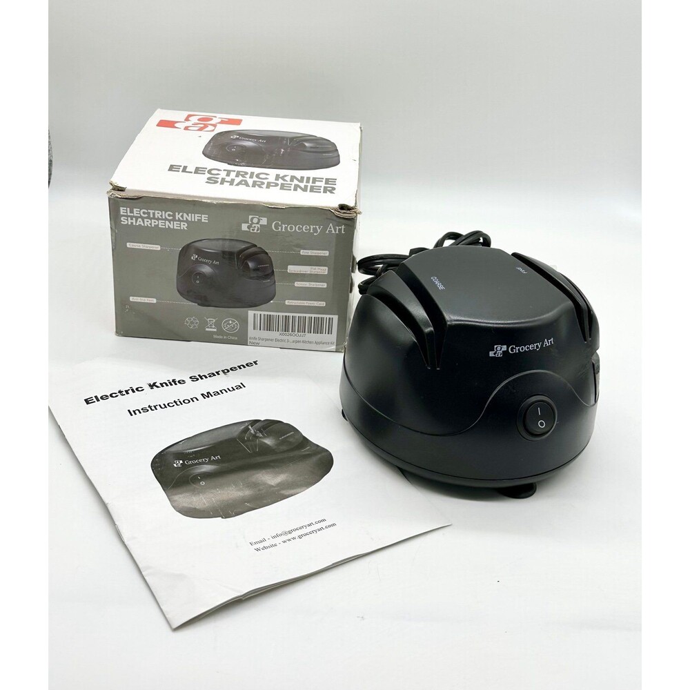 Electric Knife Sharpener by Grocery Art